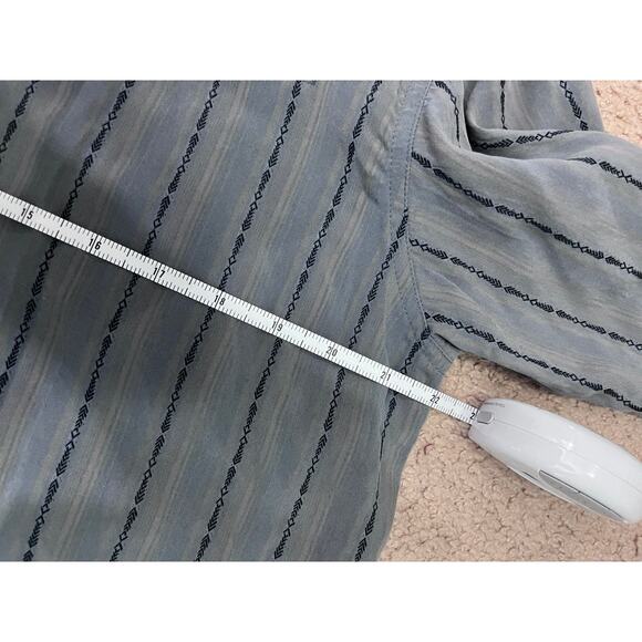 Vintage Striped Men's Columbia Button Front Shirt M - Picture 4 of 6